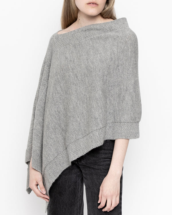 Pearl alpaca cape